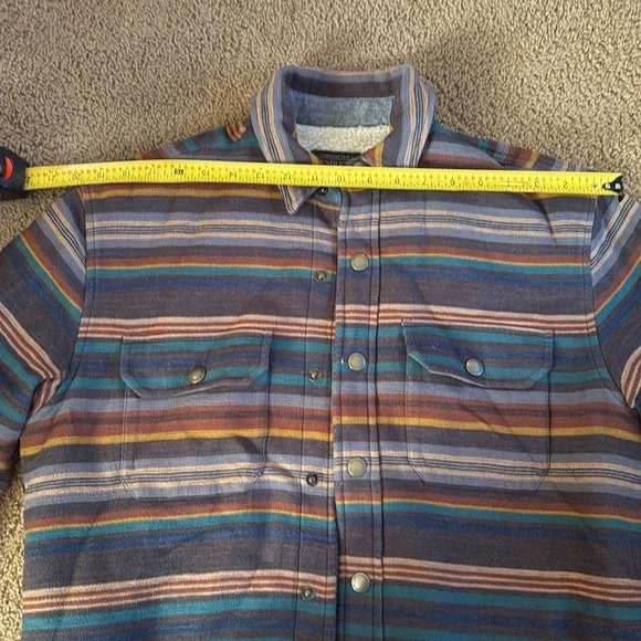 Pendleton Sherpa blanket stripe shirt jacket - Picture 3 of 5